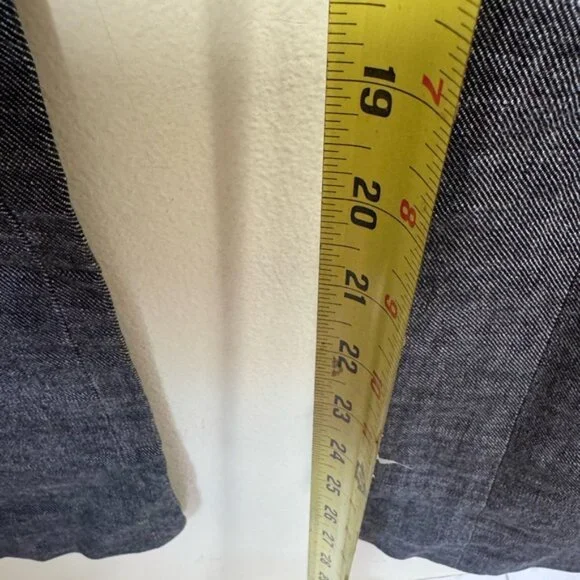 Kenneth Cole Vintage Y2K Embroidered Slit Flare Straight Leg Jean Pant Pocket 10 - Picture 15 of 16